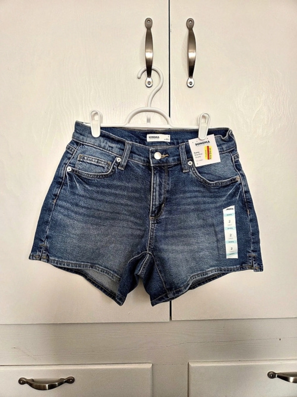 Sonoma Curvy Mid-Rise Shorts Women's Denim Shorts Multiple Sizes NWT